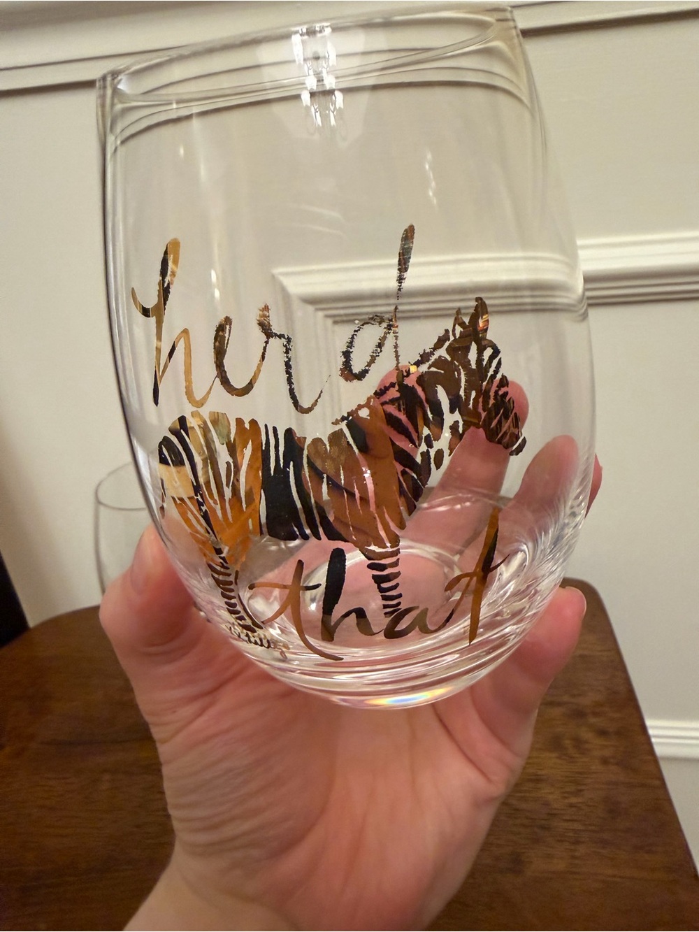 Lilly Pulitzer wine glasses “Herd That” - Picture 4 of 4